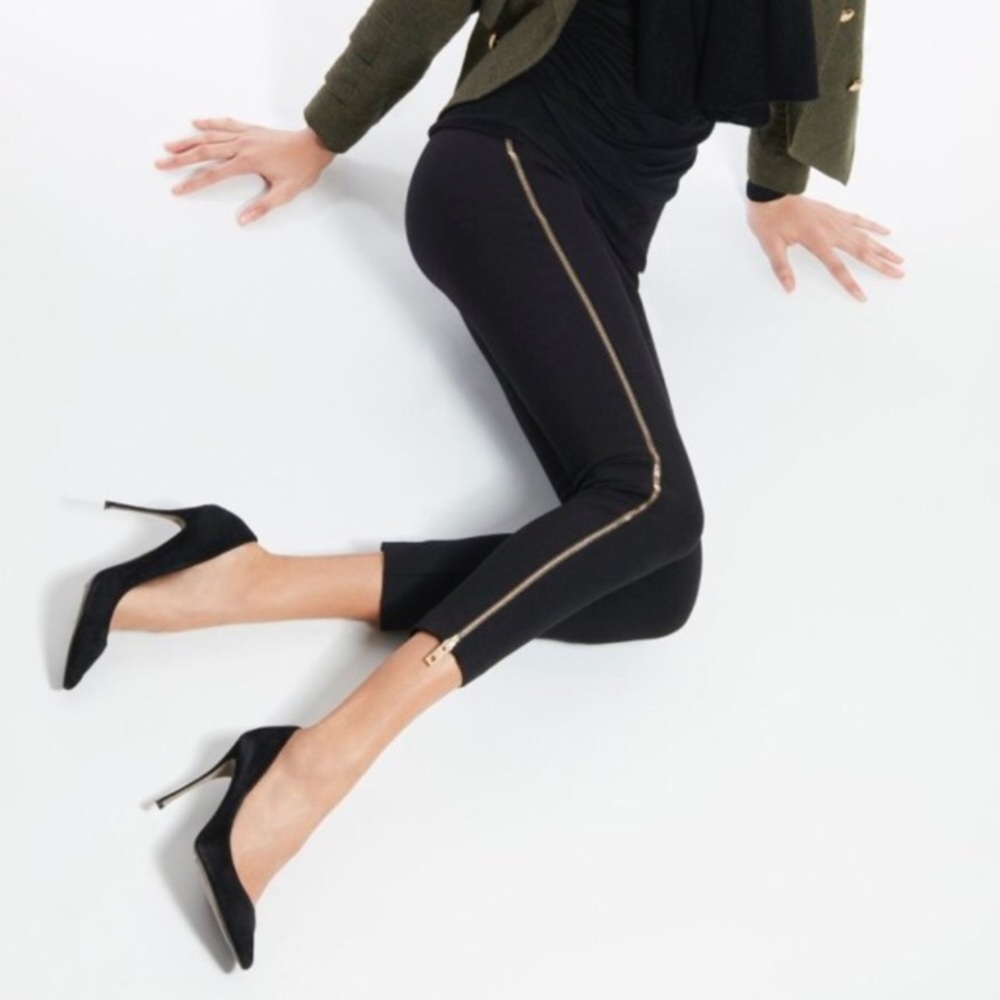 Rag & bone chatel black zipper leggings pant 00